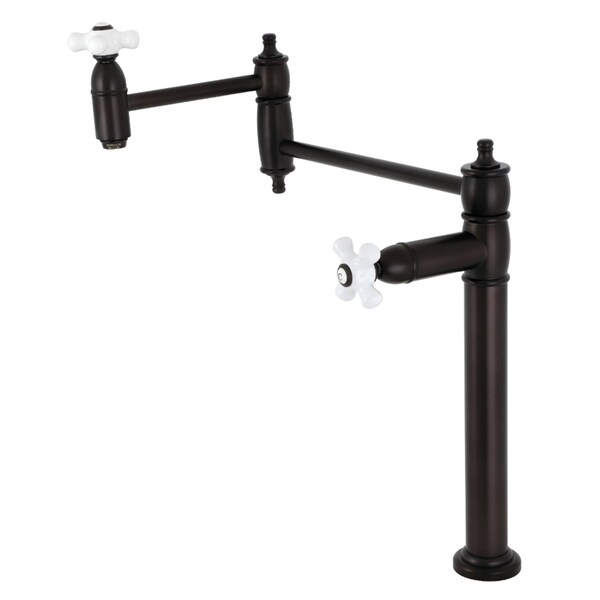 Deck Mount Pot Filler, Oil Rubbed Bronze